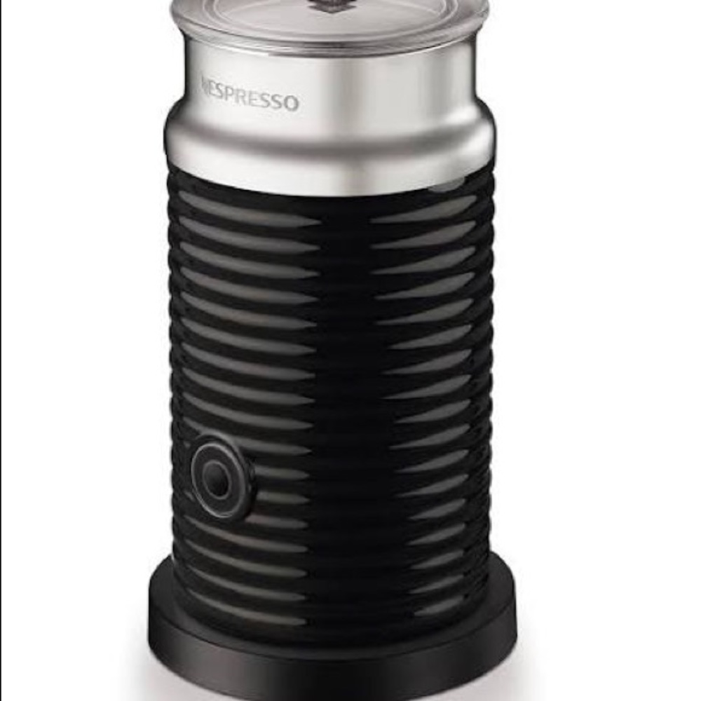 Nespresso Aeroccino 3 Frother, black, milk frother